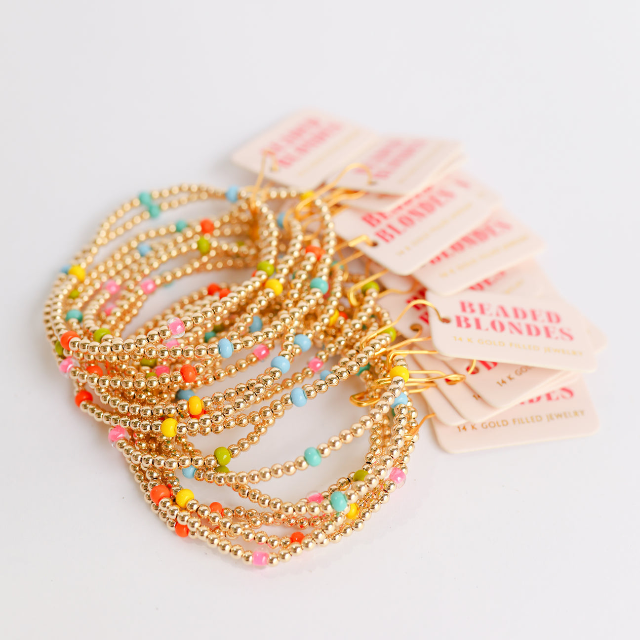 Beaded Blonde Poppi Bracelet