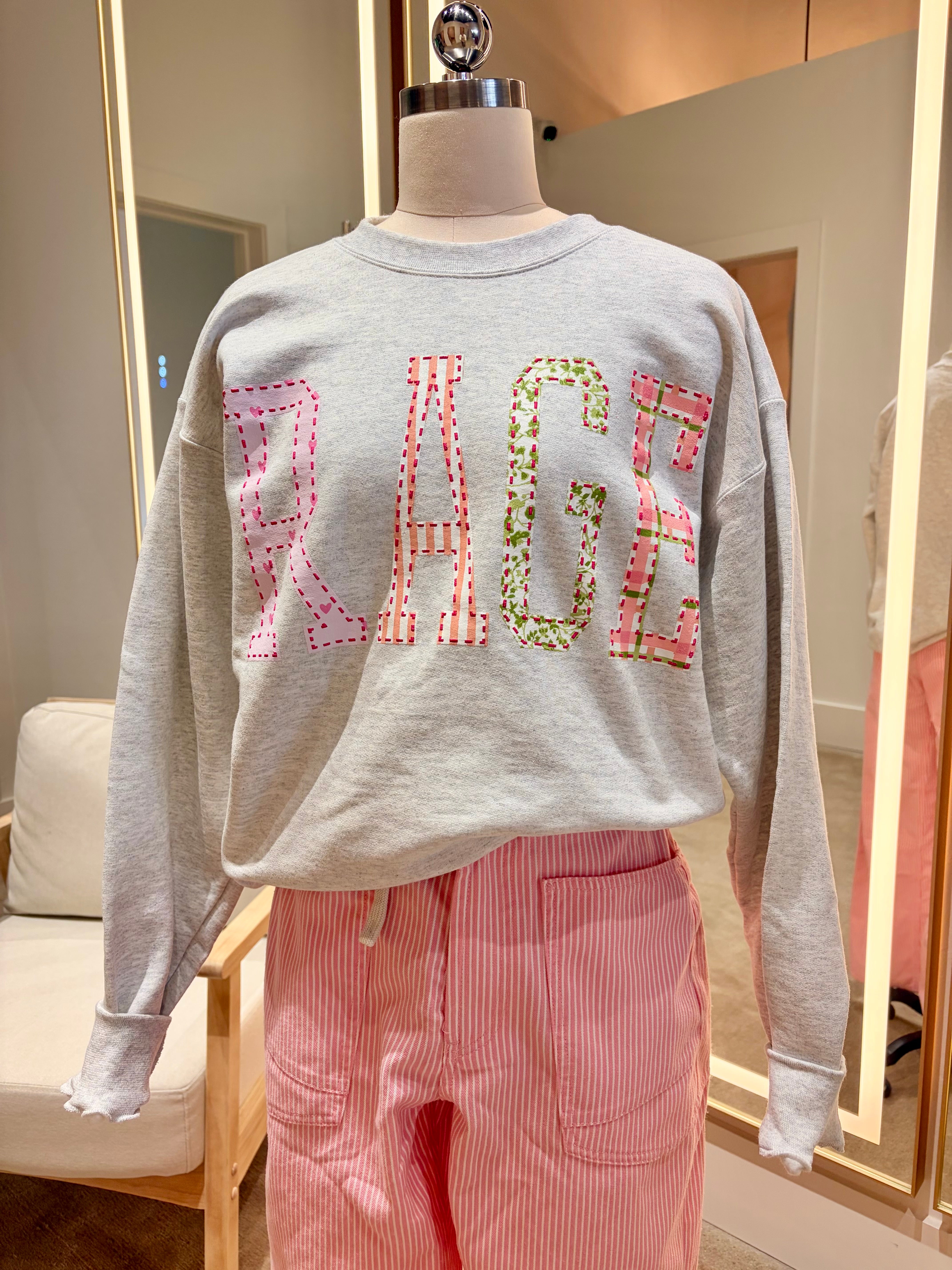 RAGE quilted sweatshirt