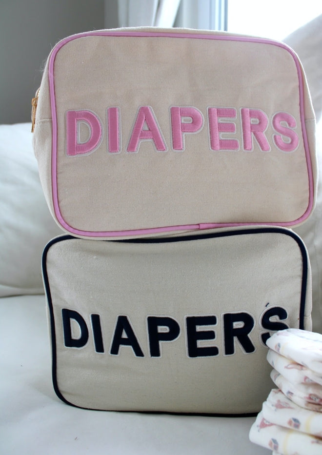 Diapers XL Canvas Bag