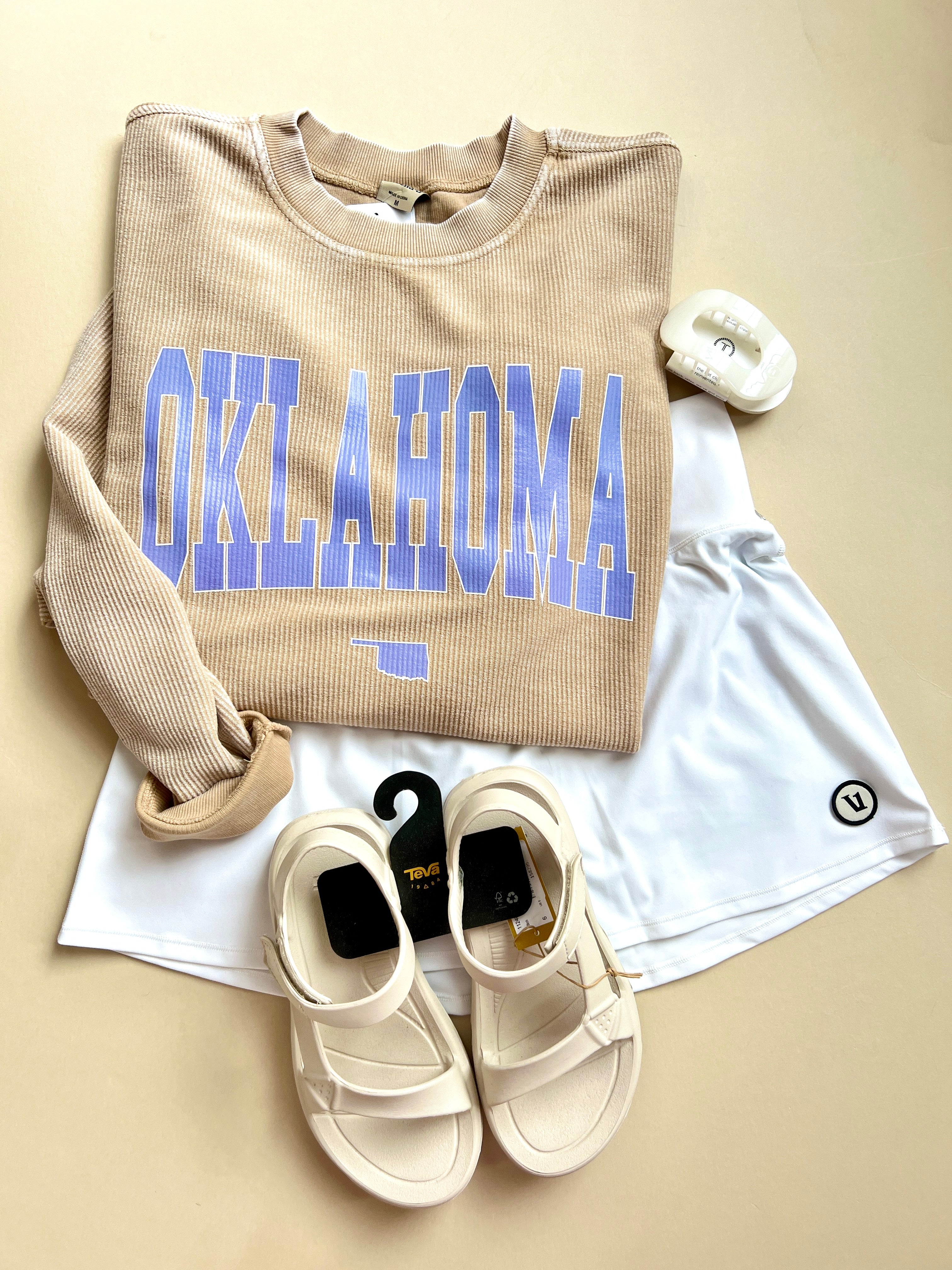 Oklahoma Corded Sweatshirt