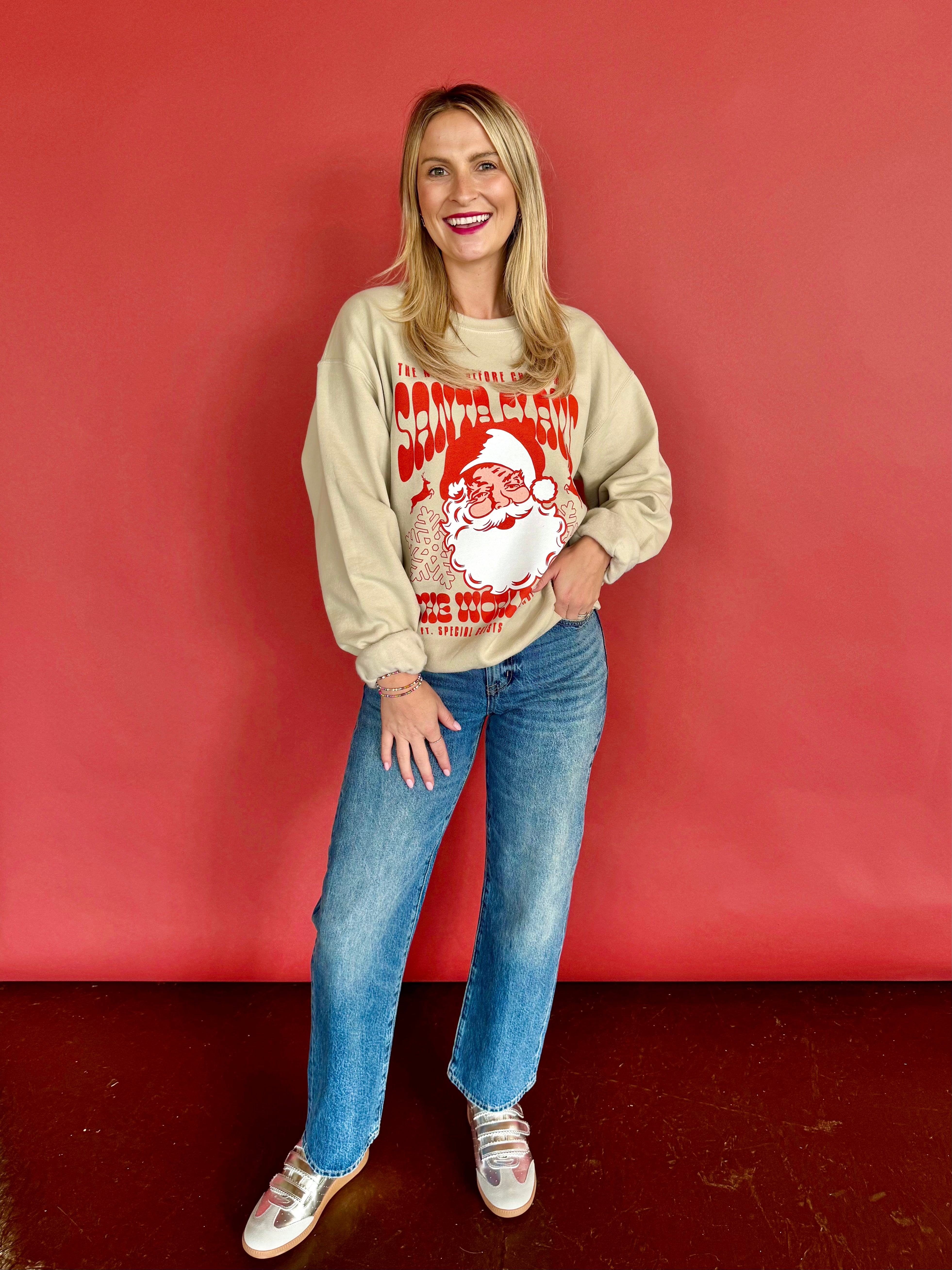 Friday+Saturday Santa Claus World Tour Sweatshirt