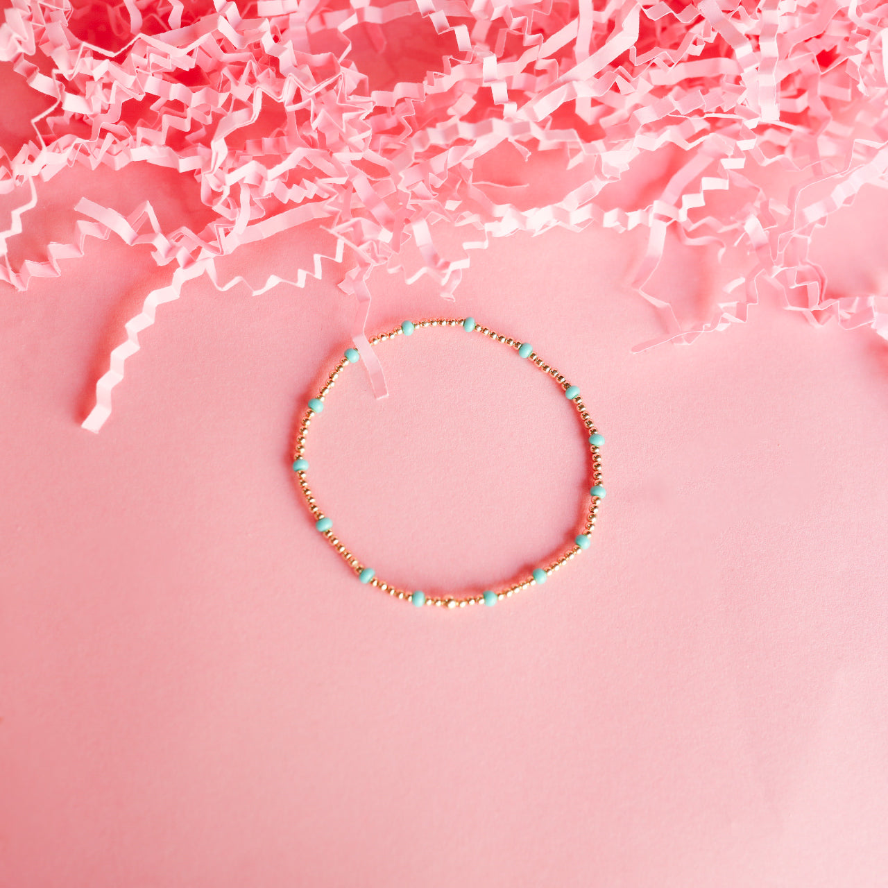 Beaded Blonde Dainty Poppi Bracelet