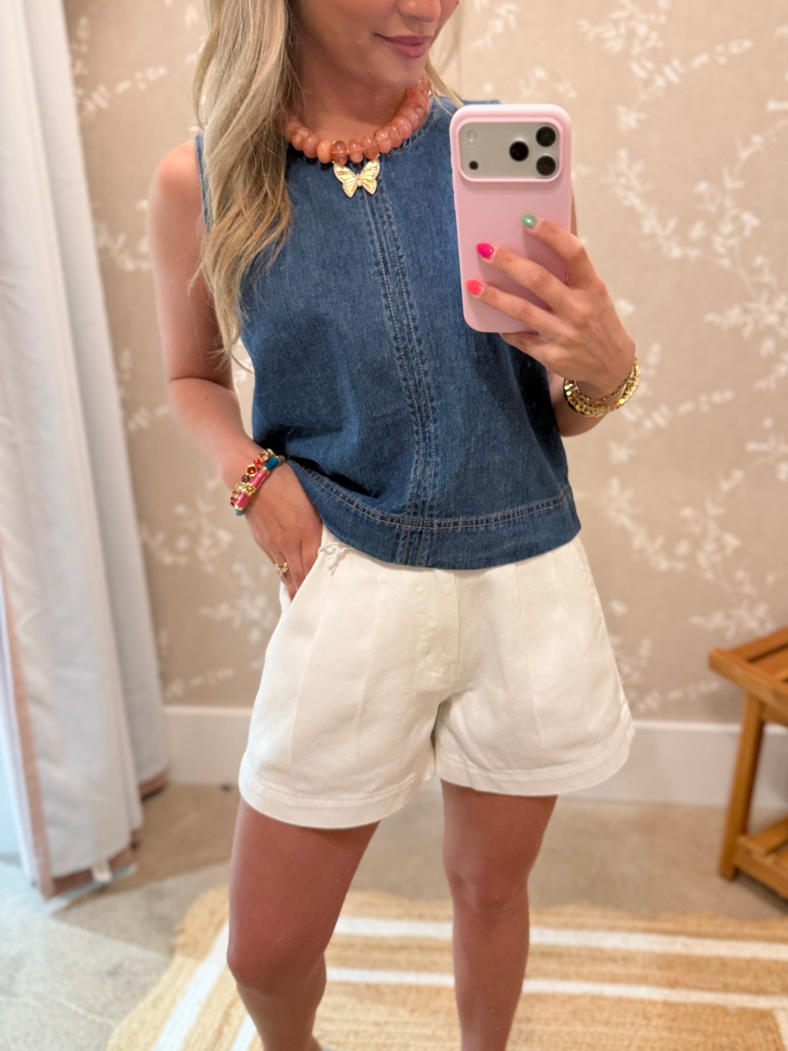 Daze Coronado Pleated Short