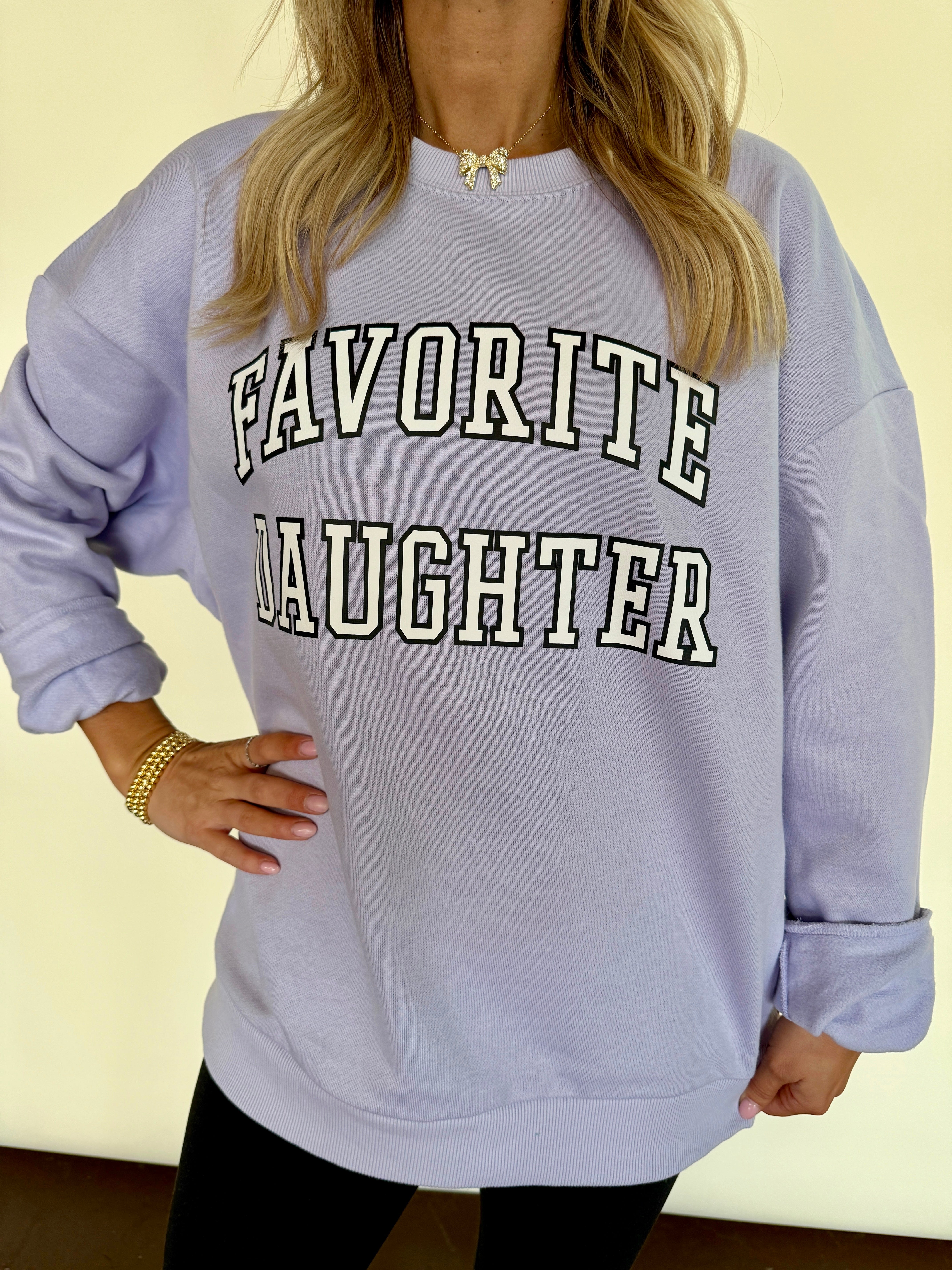 FAVORITE DAUGHTER Collegiate Sweatshirt