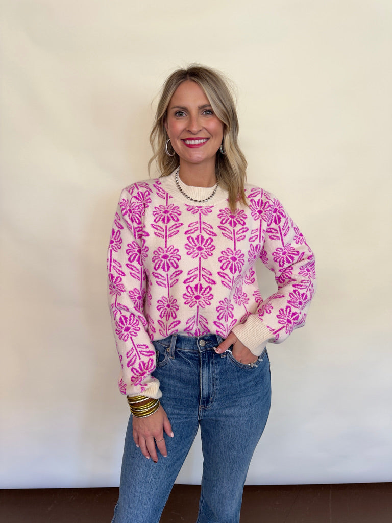 Flower Power Sweater