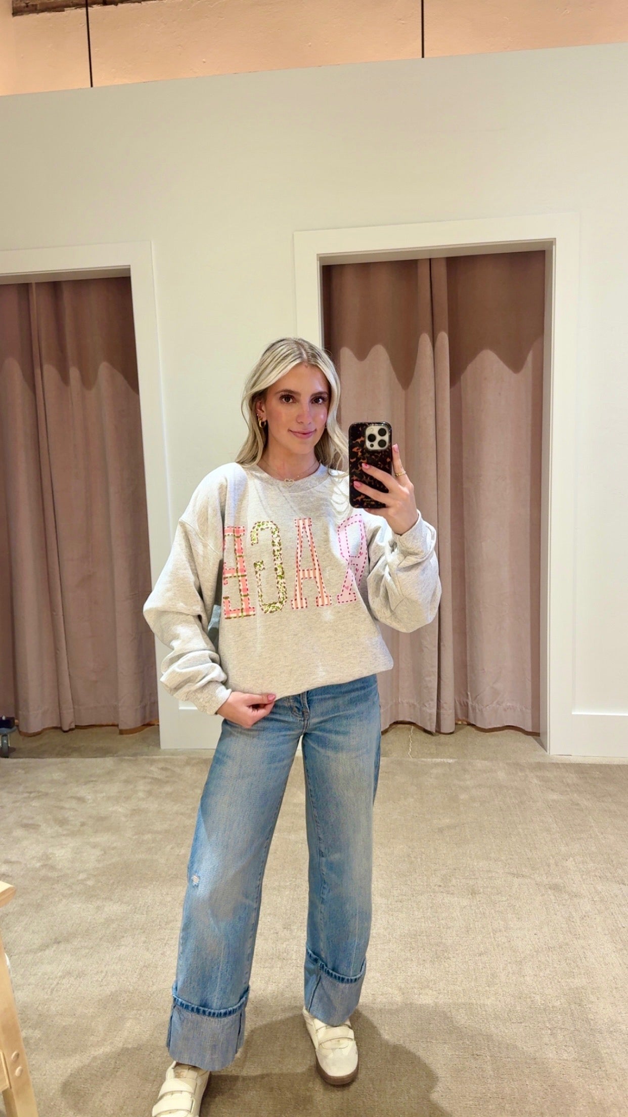 RAGE quilted sweatshirt