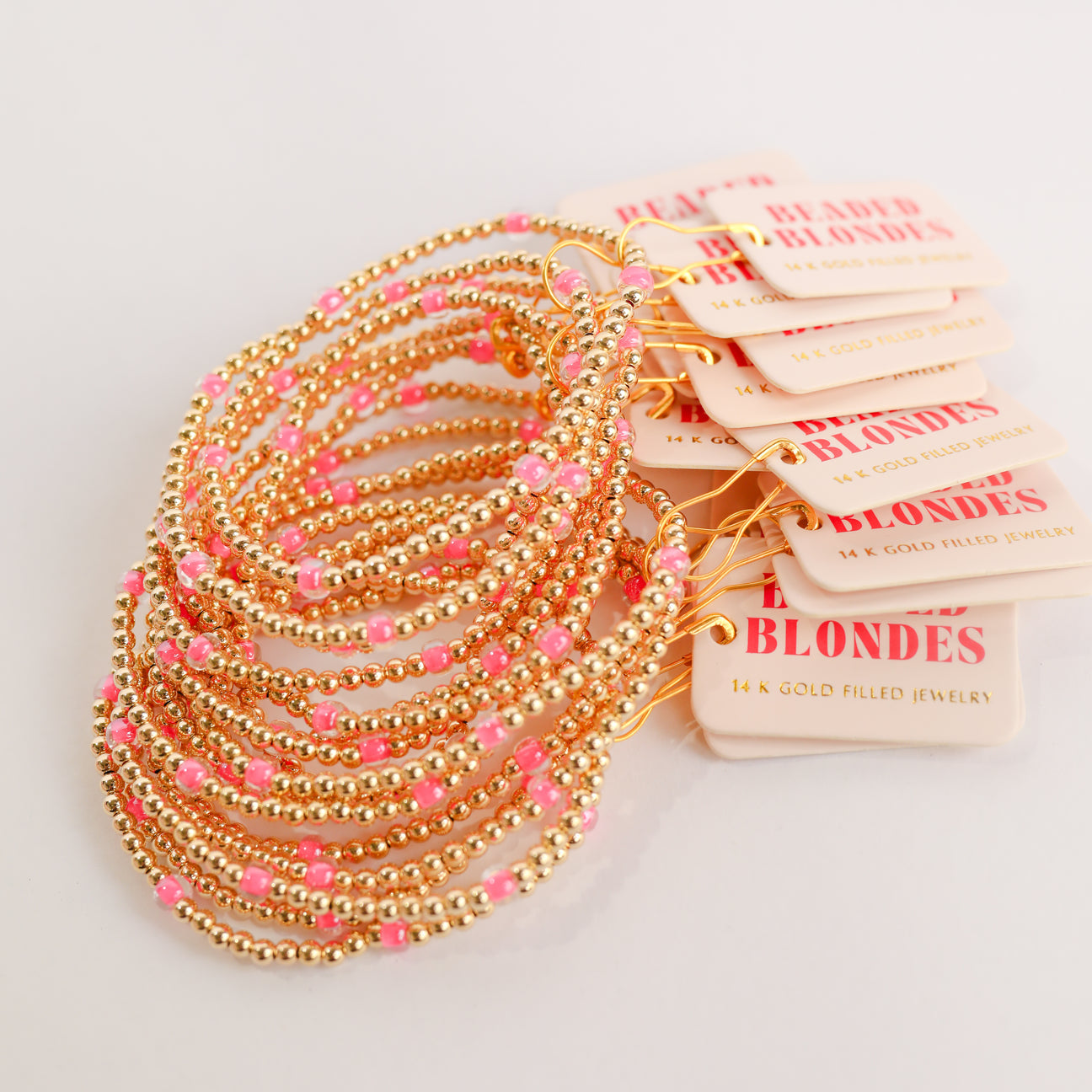 Beaded Blonde Poppi Bracelet