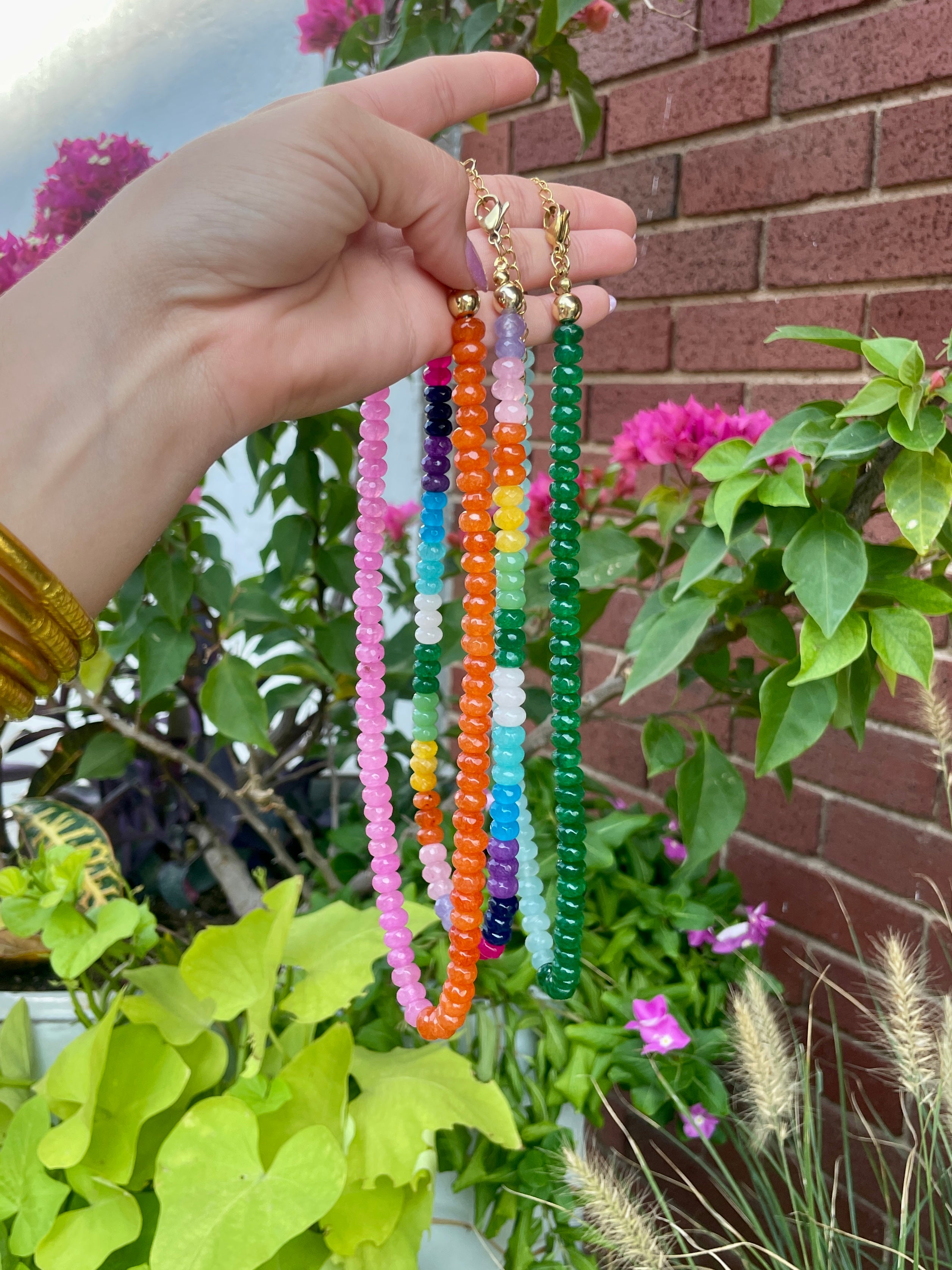 Mia Colorful Beaded Necklace