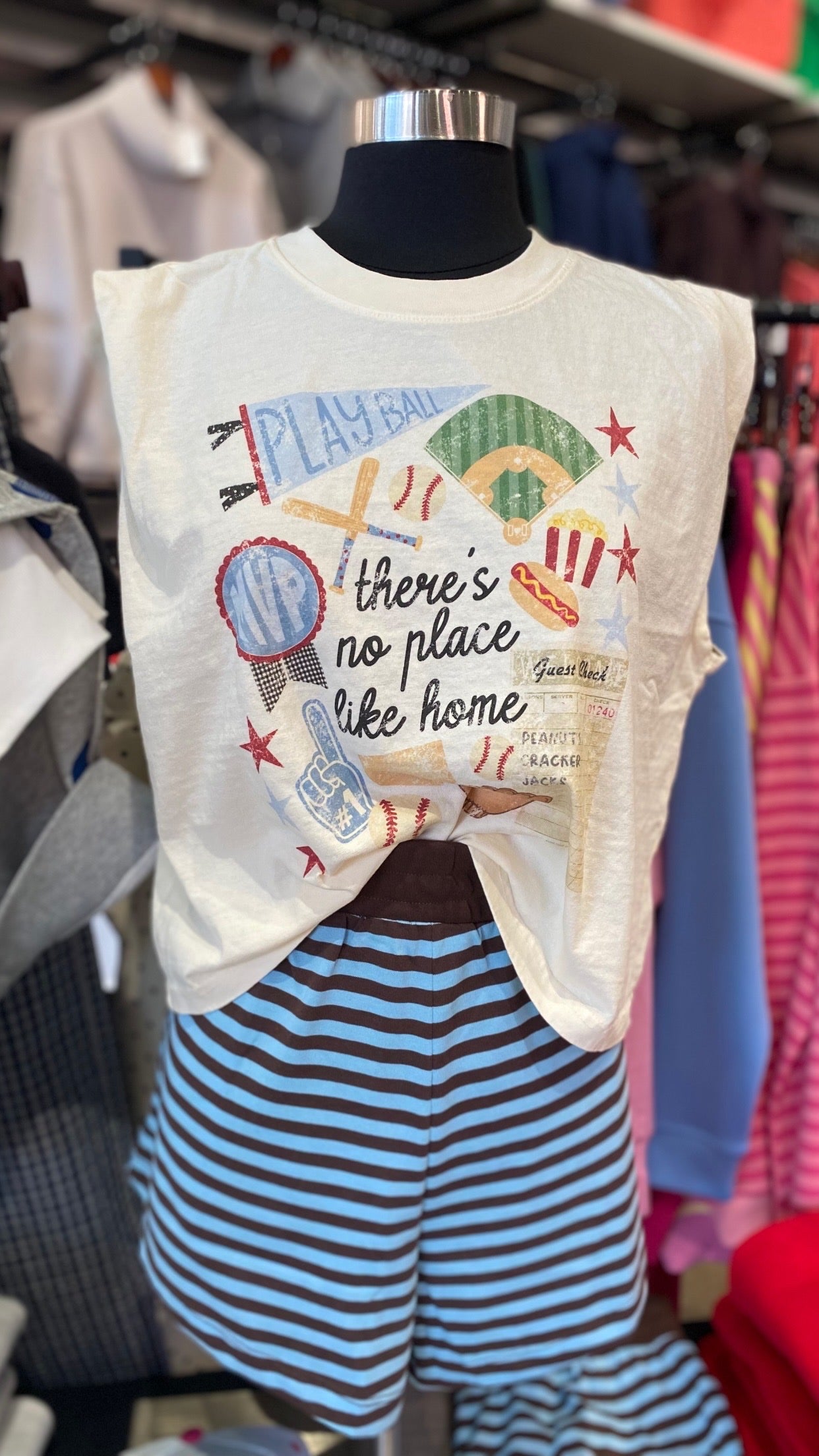 Baseball Collage Tank