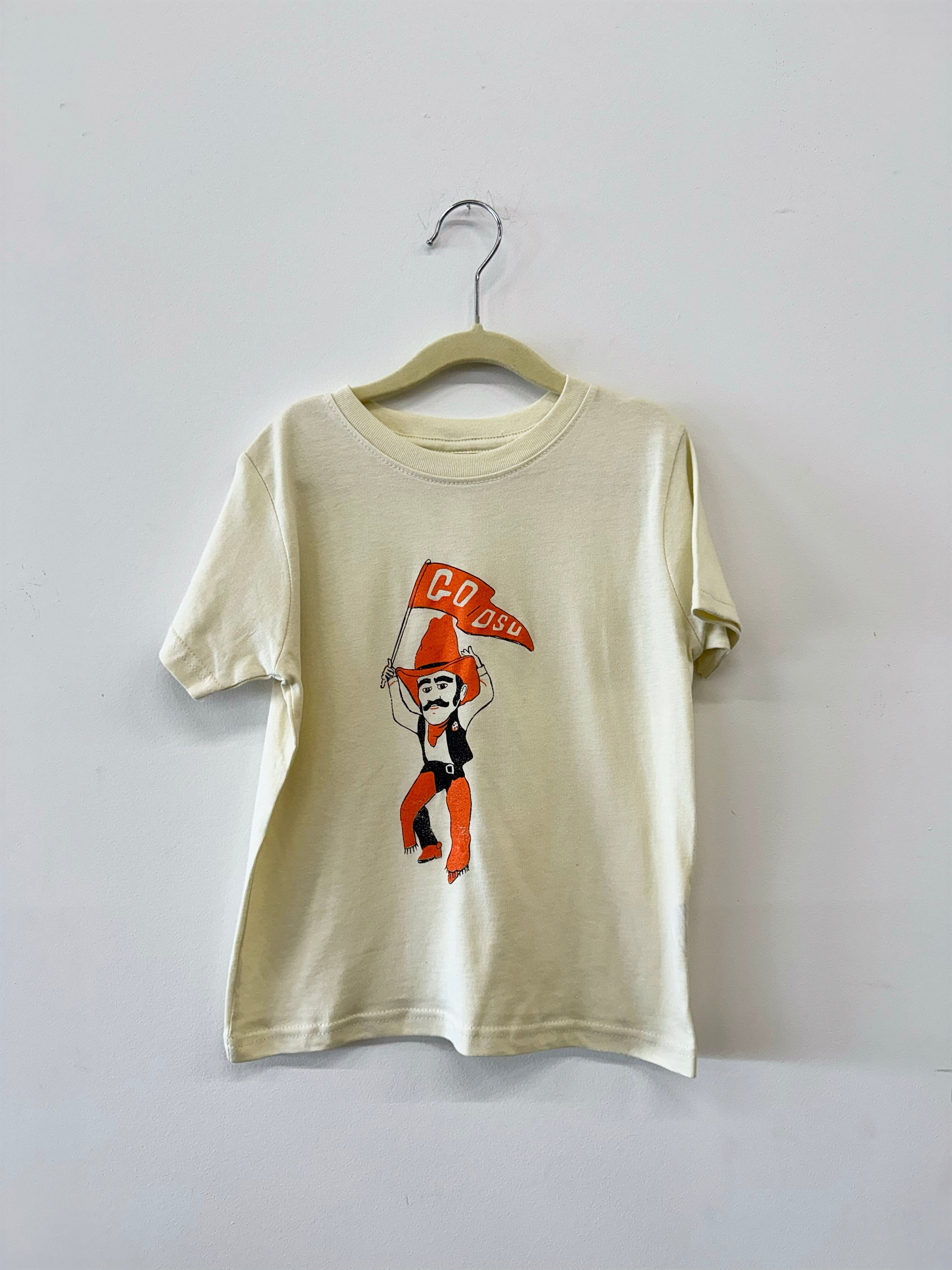 Youth OSU Cowboys Mascot Flag Tee