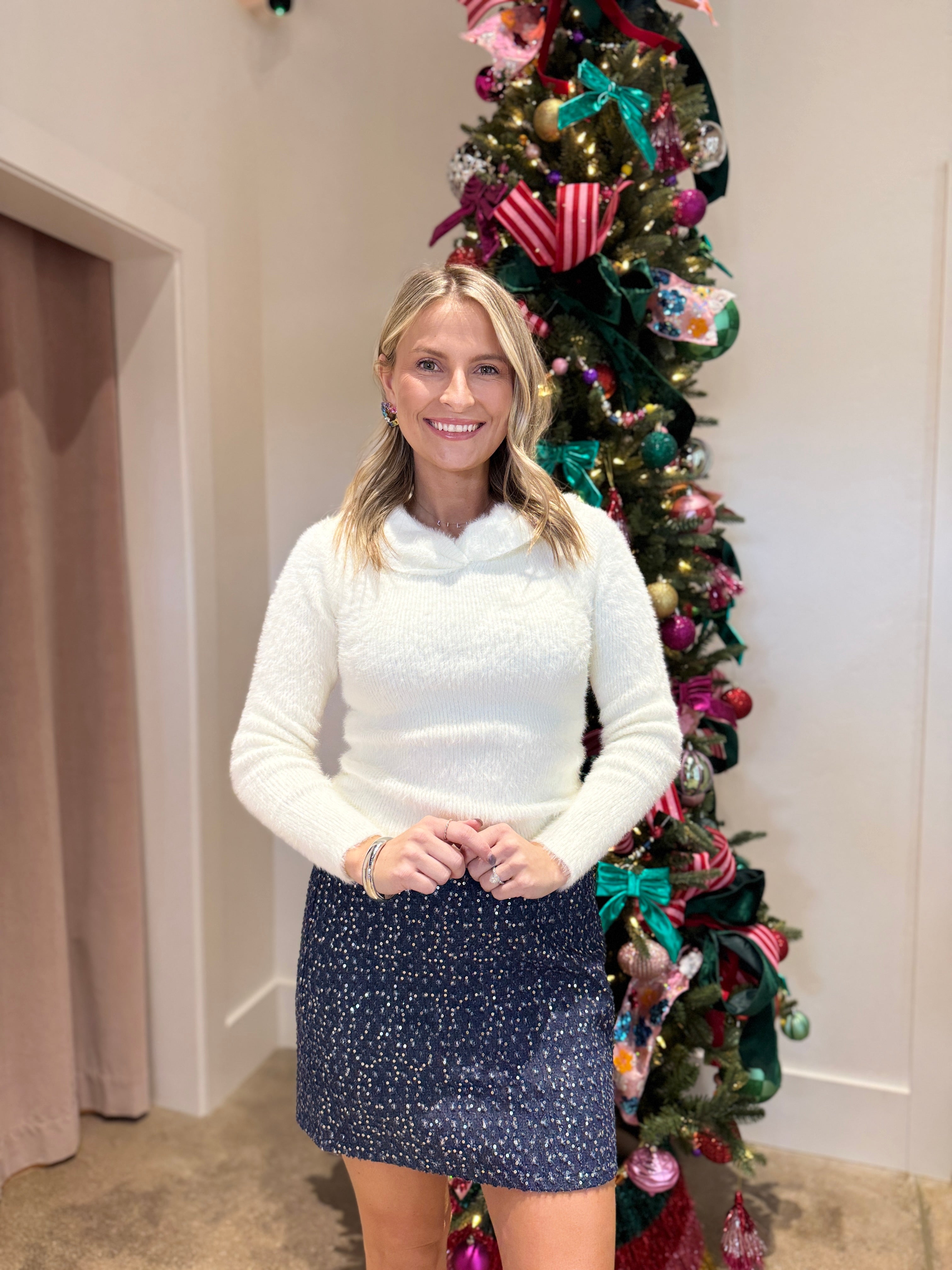 Shimmer Stitch Skirt