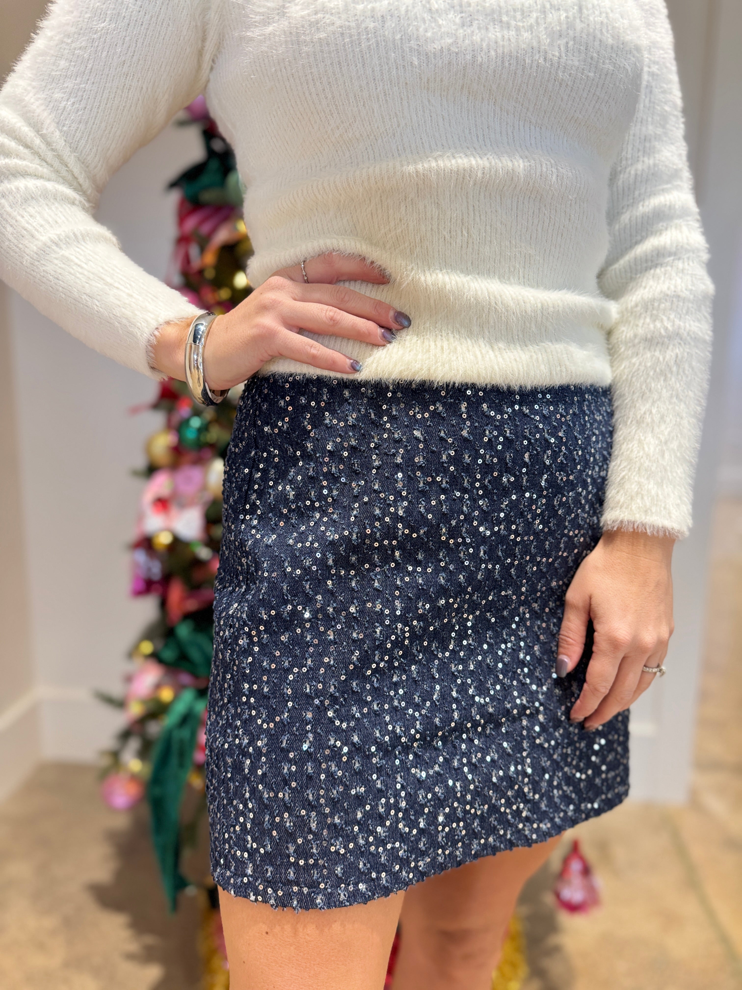 Shimmer Stitch Skirt