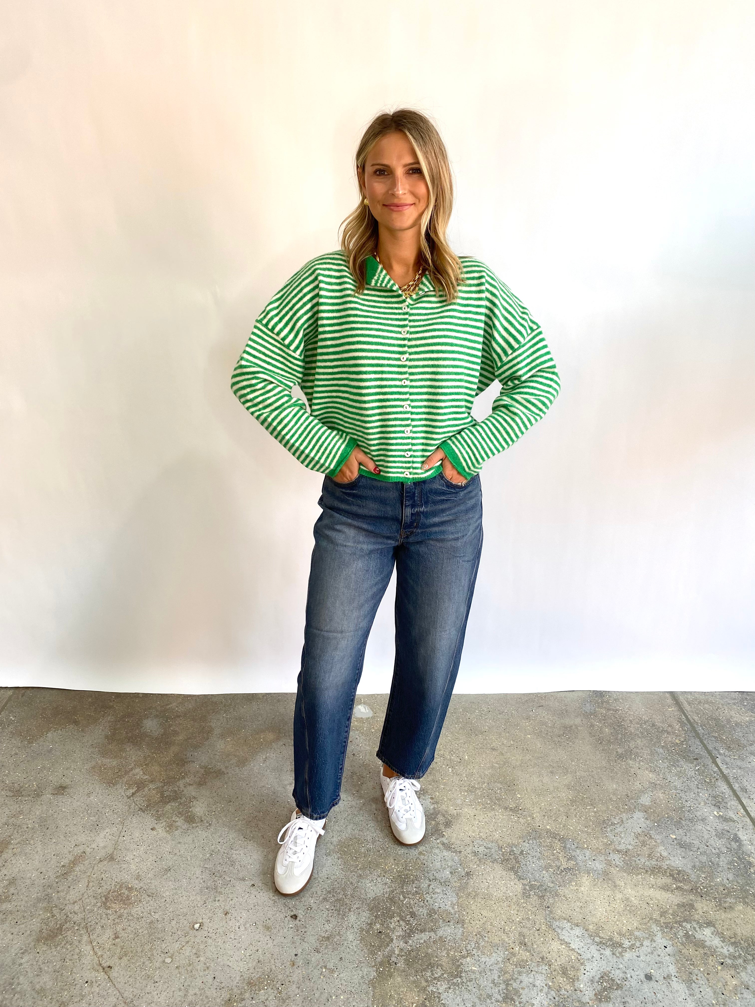 Piper Striped Cardigan