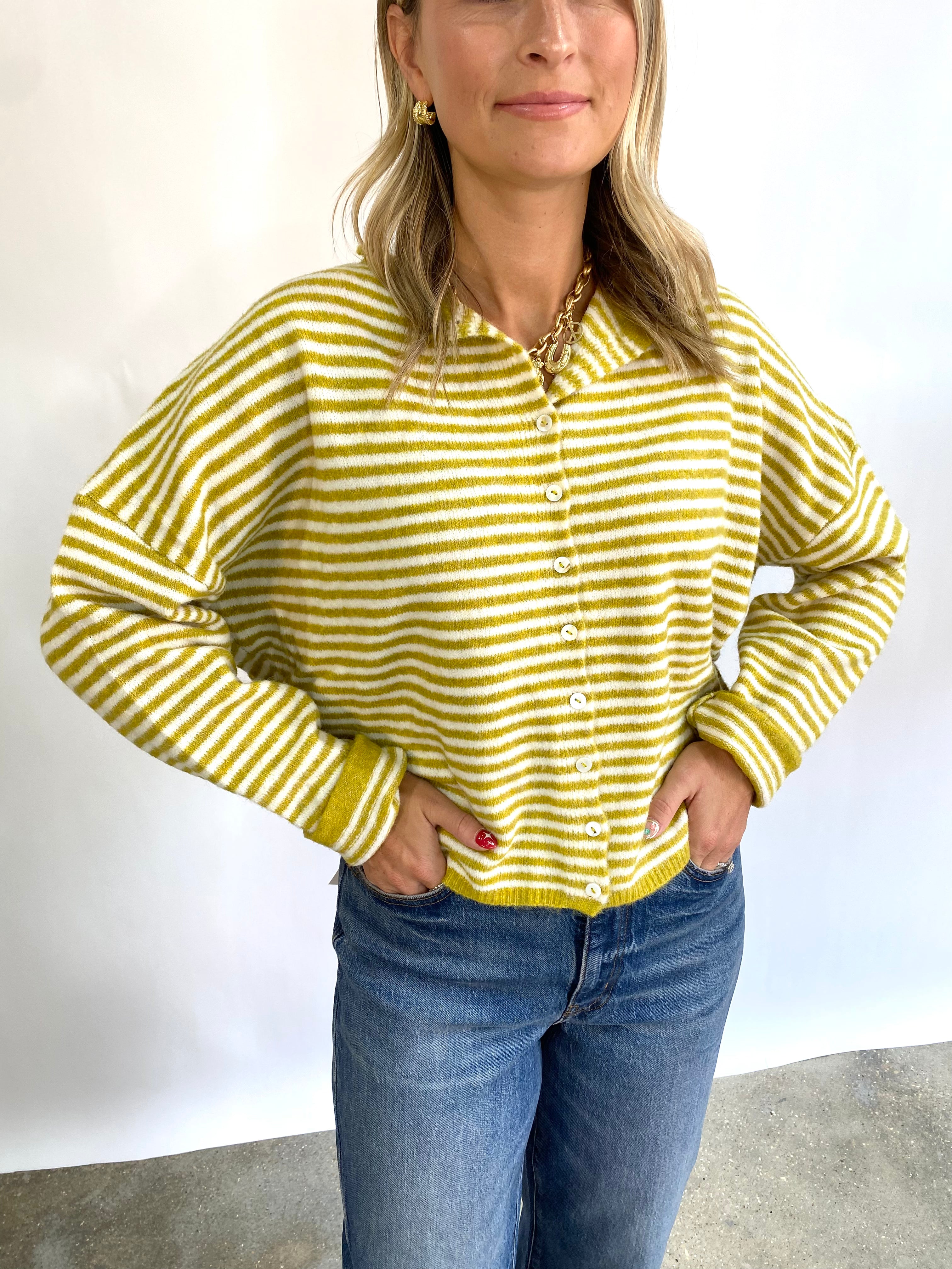 Piper Striped Cardigan