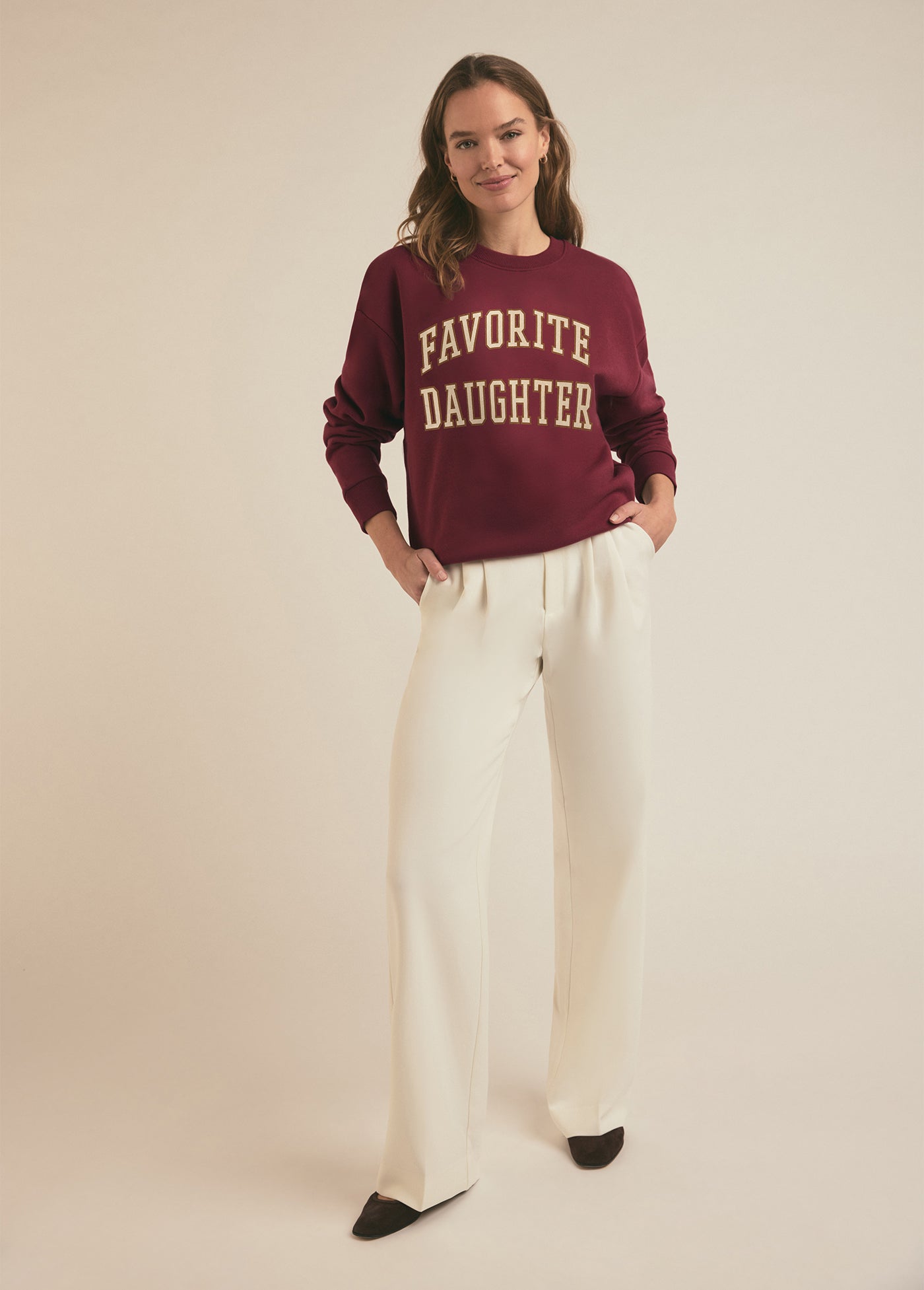 FAVORITE DAUGHTER Collegiate Sweatshirt