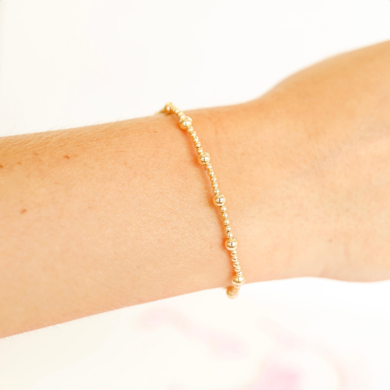 Beaded Blonde June Bracelet